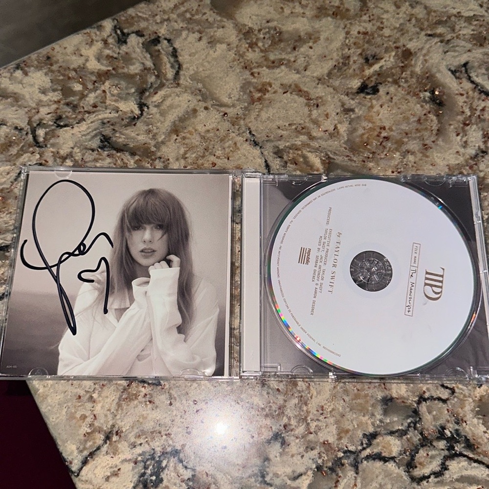 Signed TTPD CD- with heart
